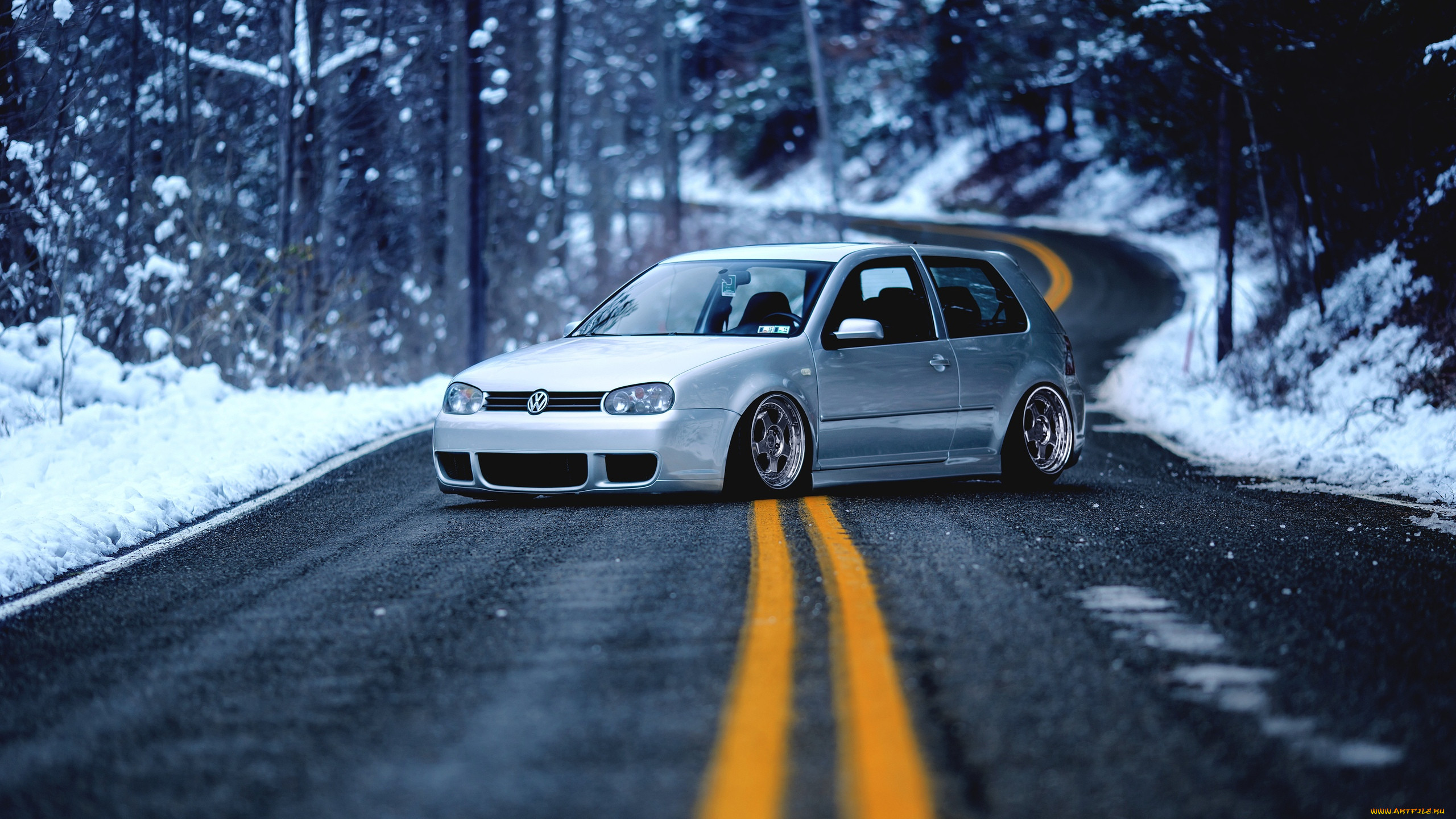 Volkswagen Golf 4 природа